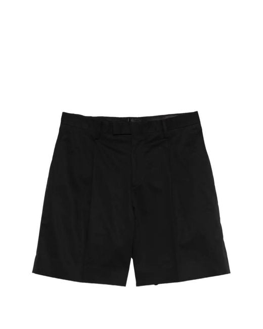 Lardini Black Bermuda Shorts for men