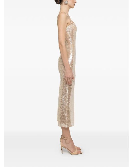 Nissa Natural Evening Dress