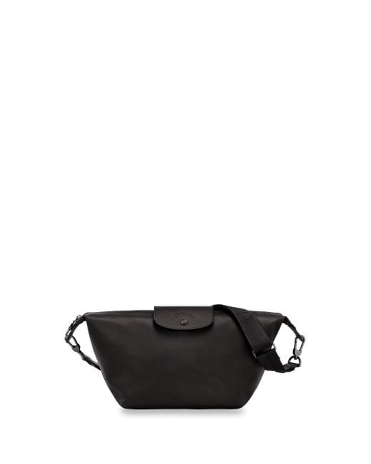 Longchamp Black `le Pliage Xtra` Small Hobo Bag