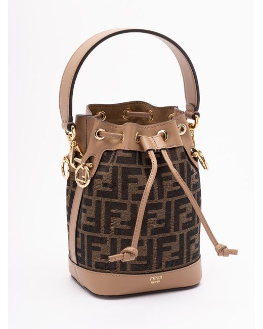 Fendi Brown 'Mon Tresor' Mini Bag