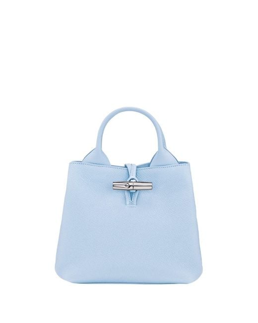 Longchamp Blue 'Le Roseau' Small Handbag