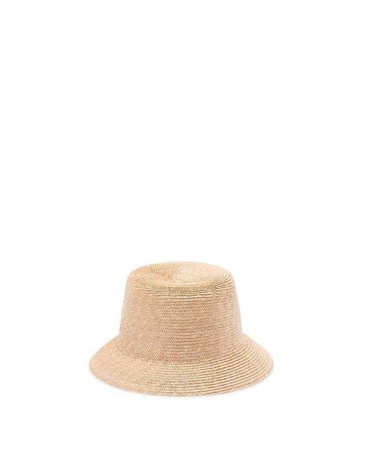 Saint Laurent White Bucket Hat