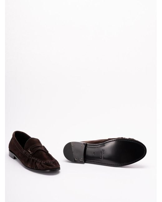 Saint Laurent White 'Le Loafer' Loafers for men