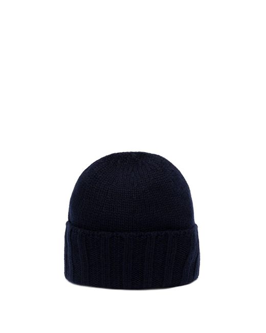 Drumohr Blue Beanie for men