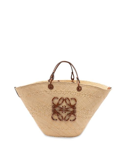 Loewe Natural Paula's Ibiza 'Anagram' Large Basket Bag