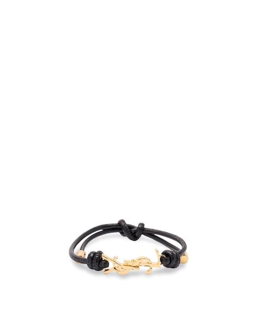 Saint Laurent White 'Ysl' Bracelet