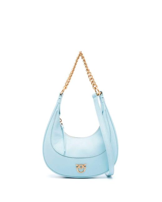 Pinko Blue Mini `Brioche` Hobo Bag