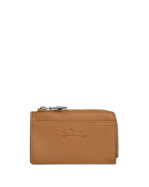 Longchamp Brown 'Le Pliage Xtra' Card Holder