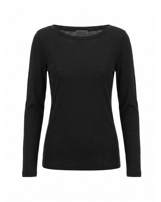 Purotatto Black Boat Neck Sweater