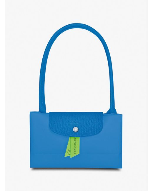 `Le Pliage Green` Large Tote Bag di Longchamp in Blue