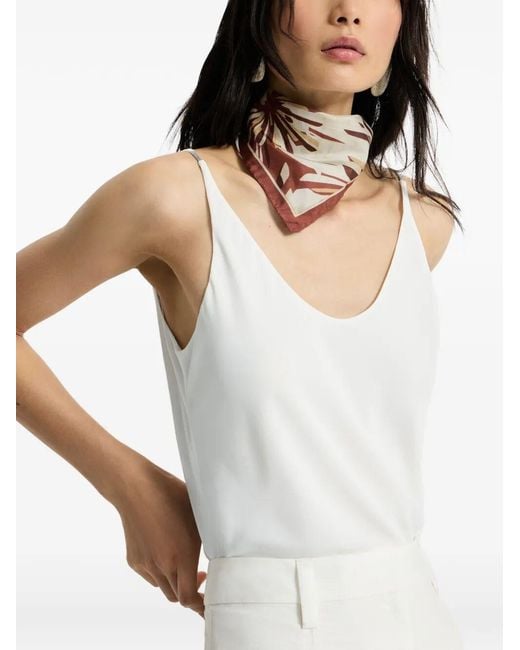 Brunello Cucinelli White Blouse