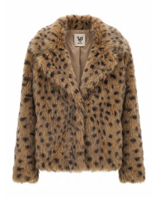 Aniye By Brown Raya Faux Fur Jacket