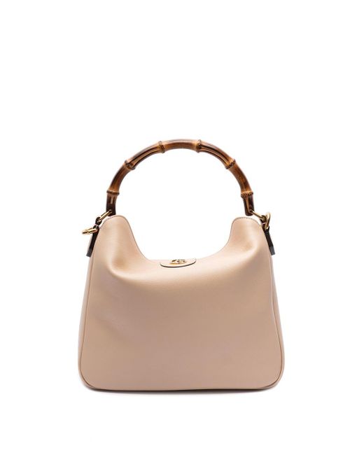 Gucci Natural ` Diana` Medium Shoulder Bag