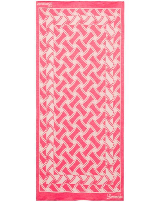 `` Beach Towel di Drumohr in Pink da Uomo