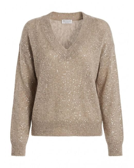 Brunello Cucinelli Natural Sweater