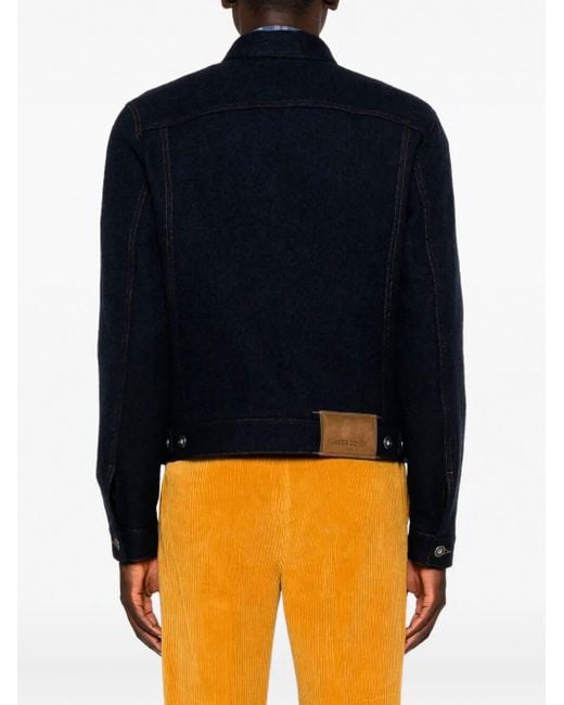 Jacob Cohen Blue Trucker Jacket for men