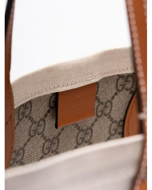 Gucci Natural ` Canvas` Tote Bag