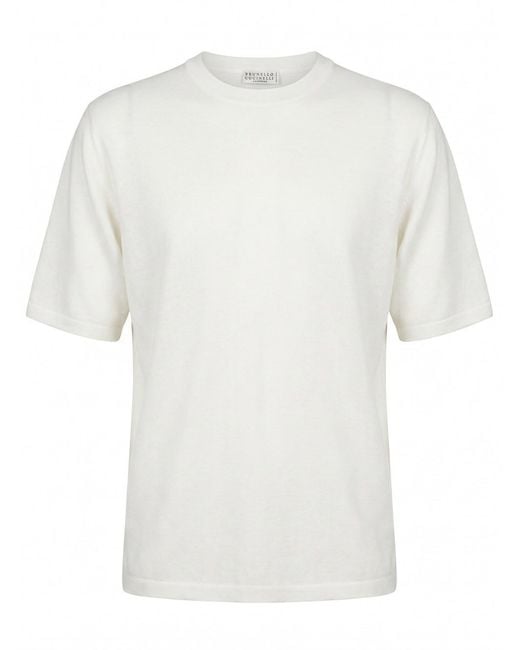 Brunello Cucinelli White T-Shirt