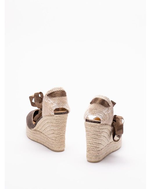 Castaner White 'Chiara/8Ed/032' Wedge Espadrilles