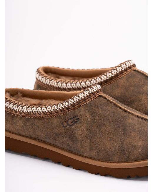 Ugg Brown 'Tasman Baxter' Slippers for men