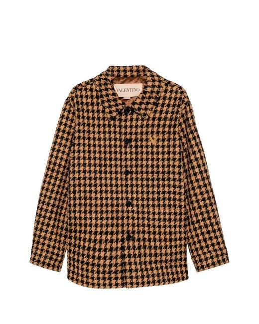 Valentino Garavani Brown 'Vgold' Shirt for men