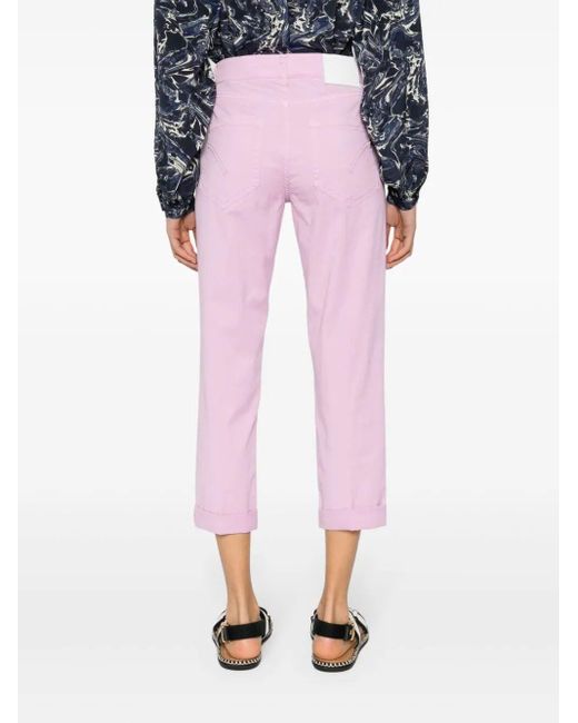 Dondup Pink `Koons Gioiello` 5-Pocket Jeans