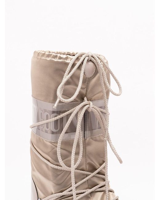 Moon Boot Natural 'Icon Glance' Boots