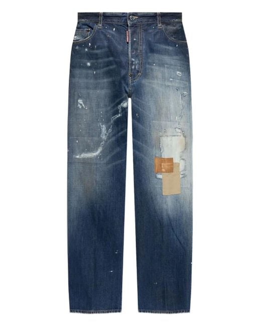 DSquared² Blue Loose Jeans for men