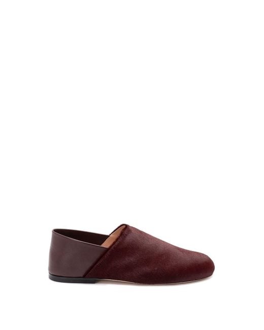 Alberta Ferretti Purple Refined Calf Leather Shoes