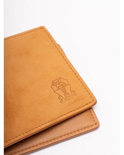 Brunello Cucinelli Orange Wallet for men
