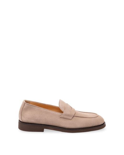 Brunello Cucinelli Pink Loafers for men