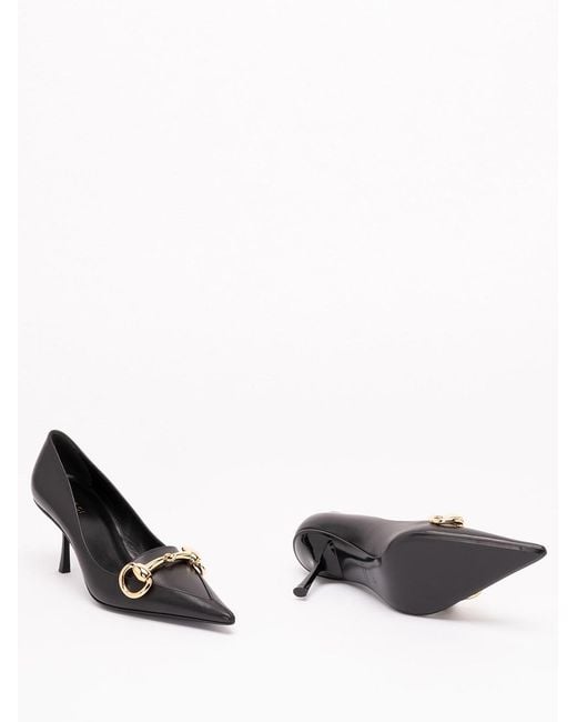 Gucci White 'Helena' Pumps