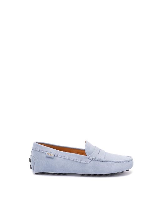Tod's White 'Gommino' Loafers