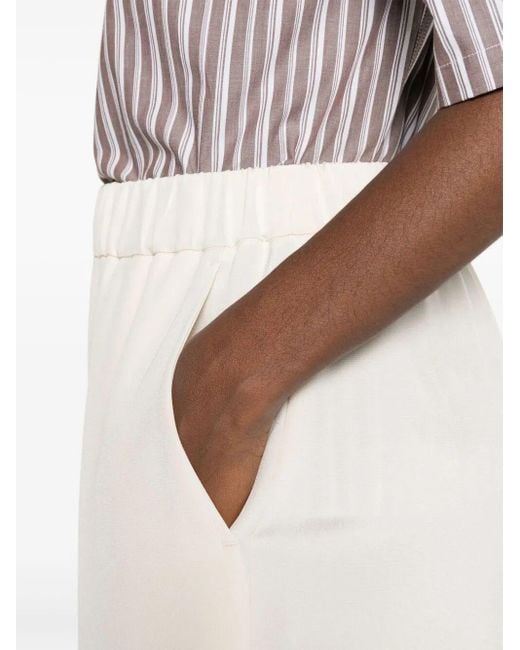 Max Mara White Classic Trousers "Bonn"