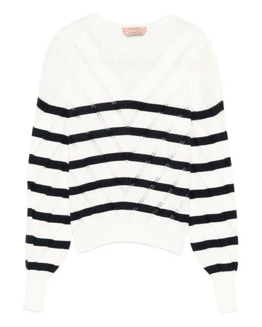 Twinset White Sweater