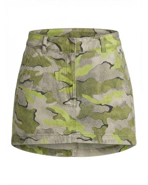 Pinko Green 'Annata' Skirt