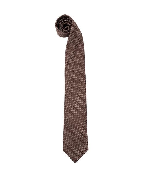 Brunello Cucinelli Brown Tie for men