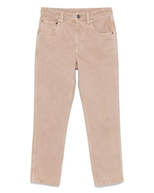 Brunello Cucinelli Natural Cotton Jeans