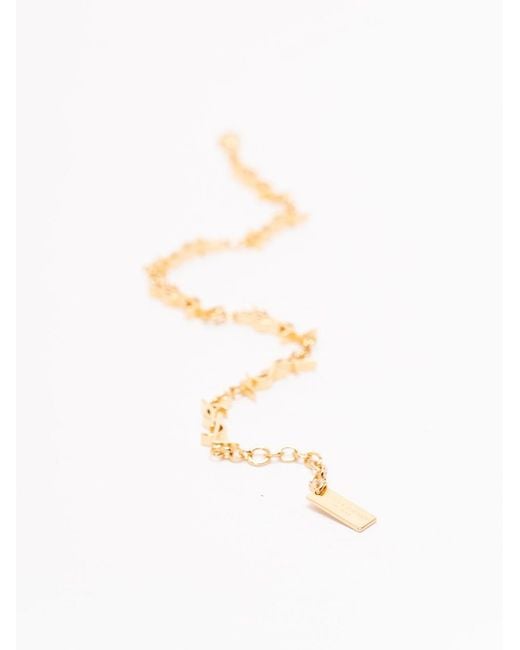Saint Laurent Metallic 'Cassandre' Bracelet