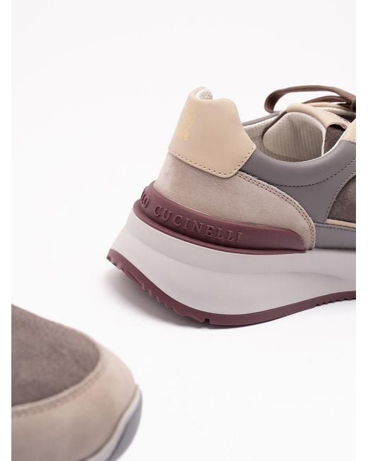 Brunello Cucinelli Pink Sneakers for men
