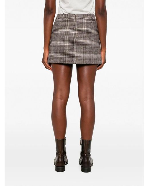 Ermanno Scervino Gray Skirt