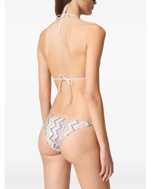 Missoni White Zig-Zag Bikini