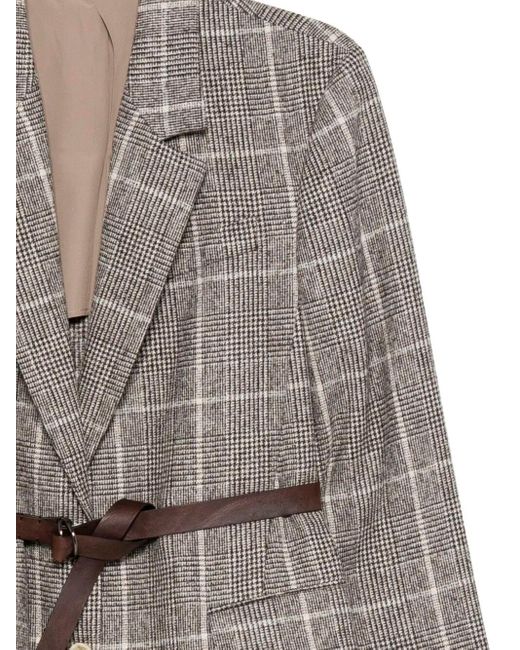 Brunello Cucinelli Gray Suit-Type Jacket