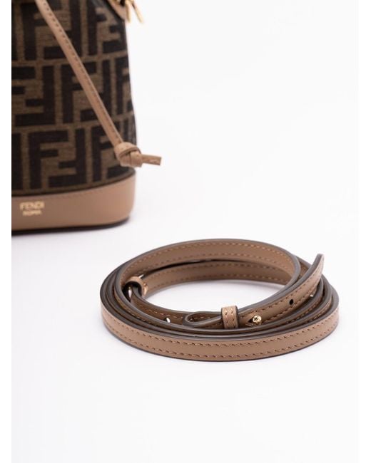 Fendi Brown 'Mon Tresor' Mini Bag