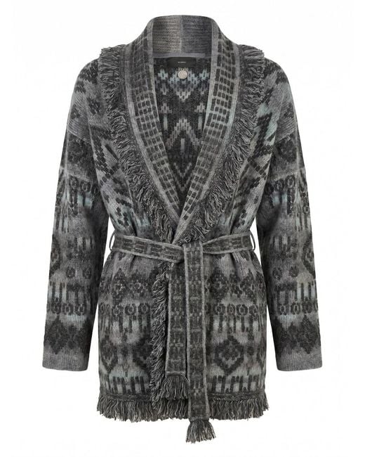 Alanui Gray 'Time To Shine' Cardigan