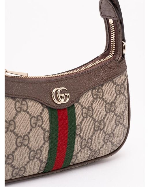 Gucci White 'Ophidia' Mini Bag