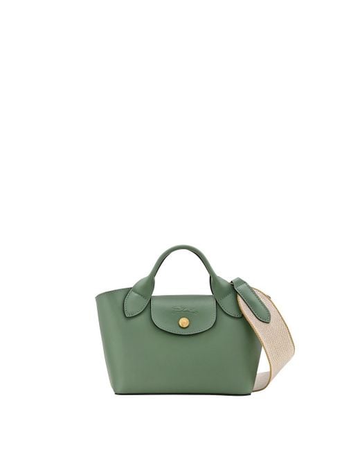 Longchamp Green 'Epure Timeless' Extra Small Tote Bag