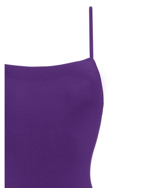 Eres Purple Aquarelle Tank Swimsuit