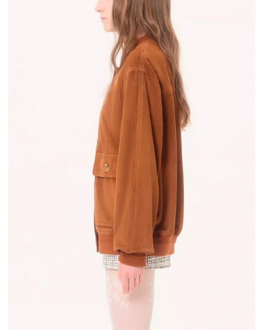 Valentino Garavani Brown Leather Jacket