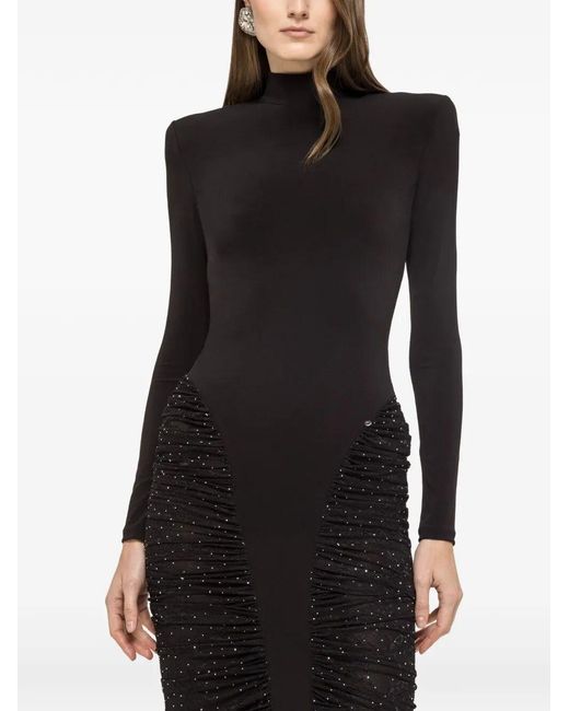 Nissa Black Evening Dress